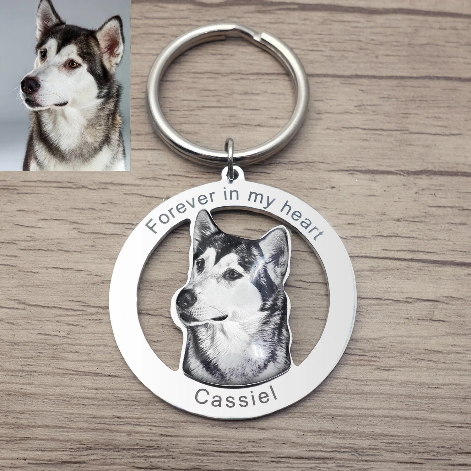 Custom Pet Photo Keychain – Keep Them Close Always